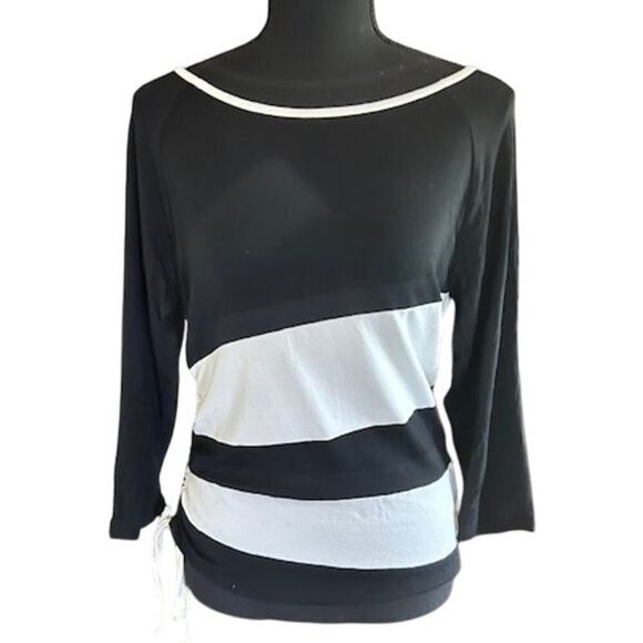 Y2K Bebe & Arden B Top Bundle NWT Size Large Striped & Checkered Tube Top - Picture 2 of 8